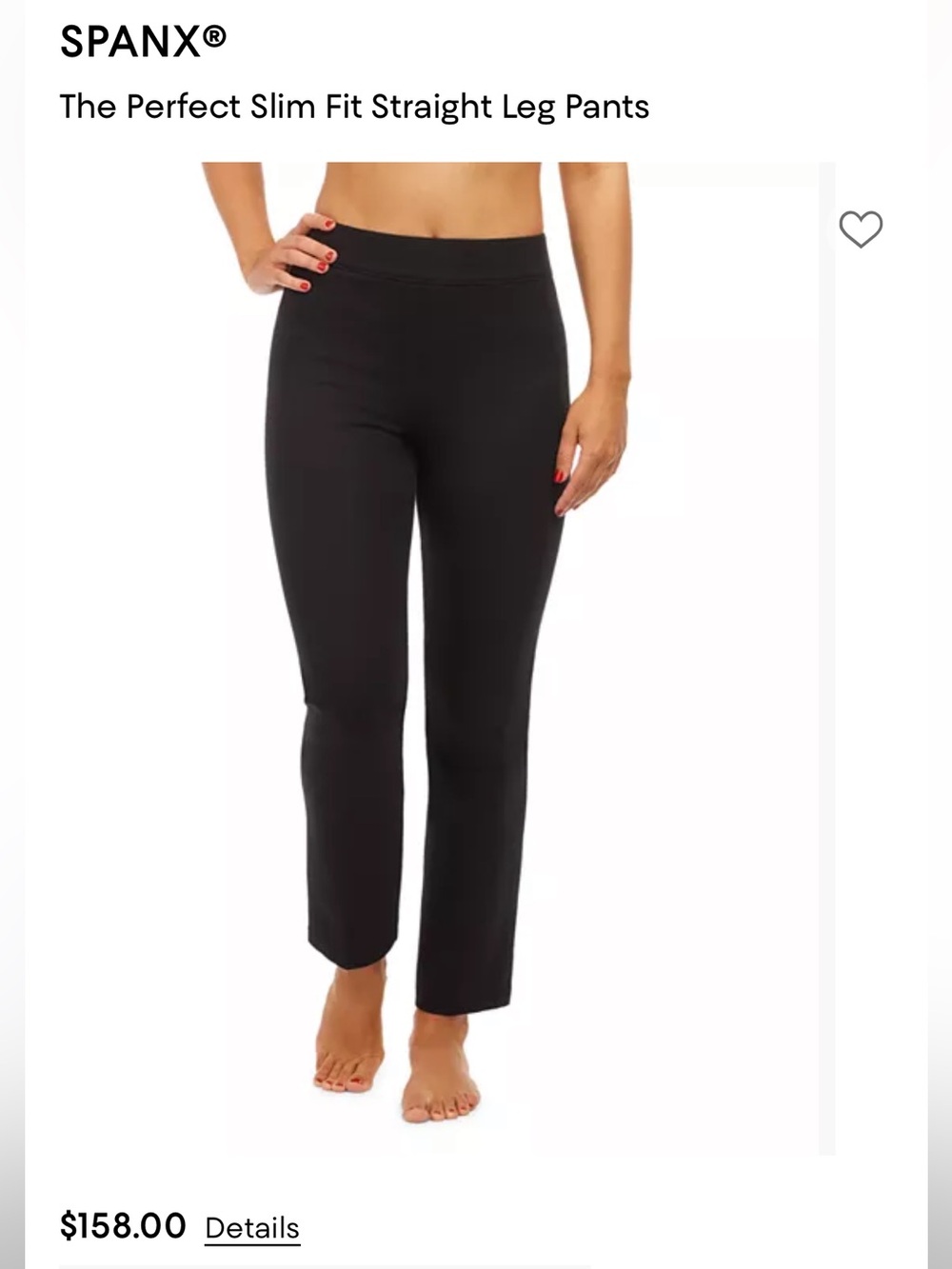 Spanx perfect slim straight pant - Picture 2 of 8